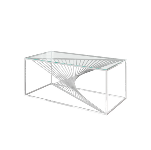 Abstract Glass Coffee Table