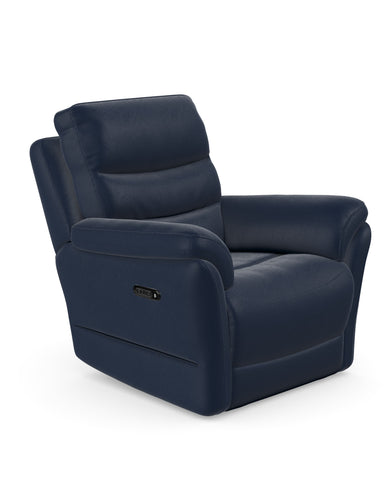 Anderson Chair Power Swivel with Head Tilt in Leather Moda Atlantic