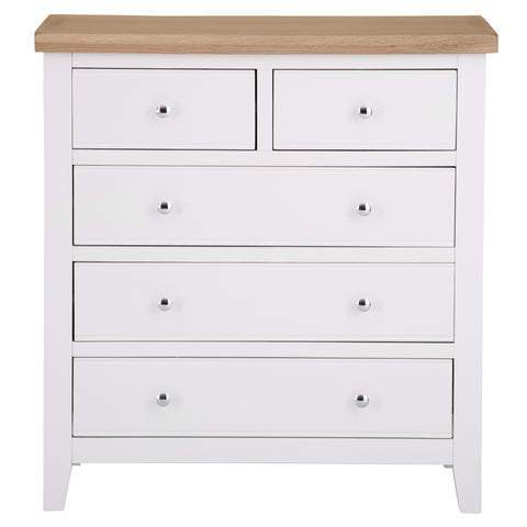 Easterly White 2 Over 3 Chest of Drawers