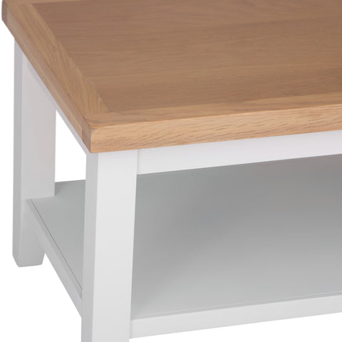 Easterly Small White Coffee Table