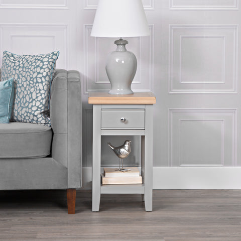 Easterly Grey Lamp Table