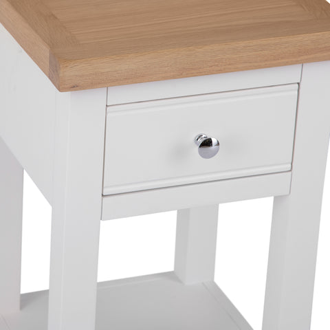 Easterly White Lamp Table