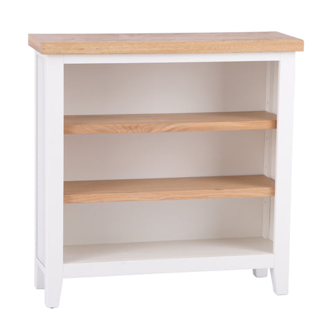Easterly Small Wide White Bookcase