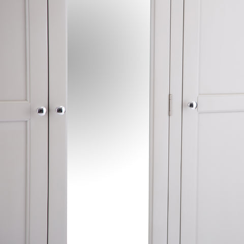 Easterly 3 Door Grey Wardrobe