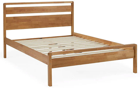 Skandi Mid Century Wooden Bed Frame