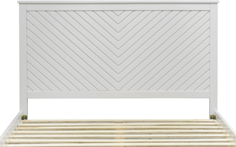 Painted Shaker Chevron Bed