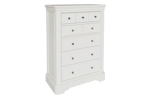 Mabel Bone Tall Chest of 8 Drawers