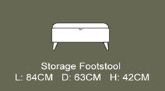 Petra Storage Foot Stool
