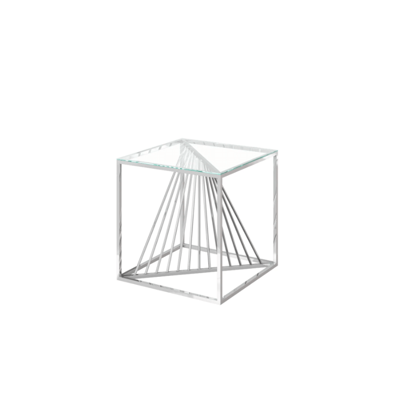 Torelli Side Table DefaultTitle Abstract Glass Side Table