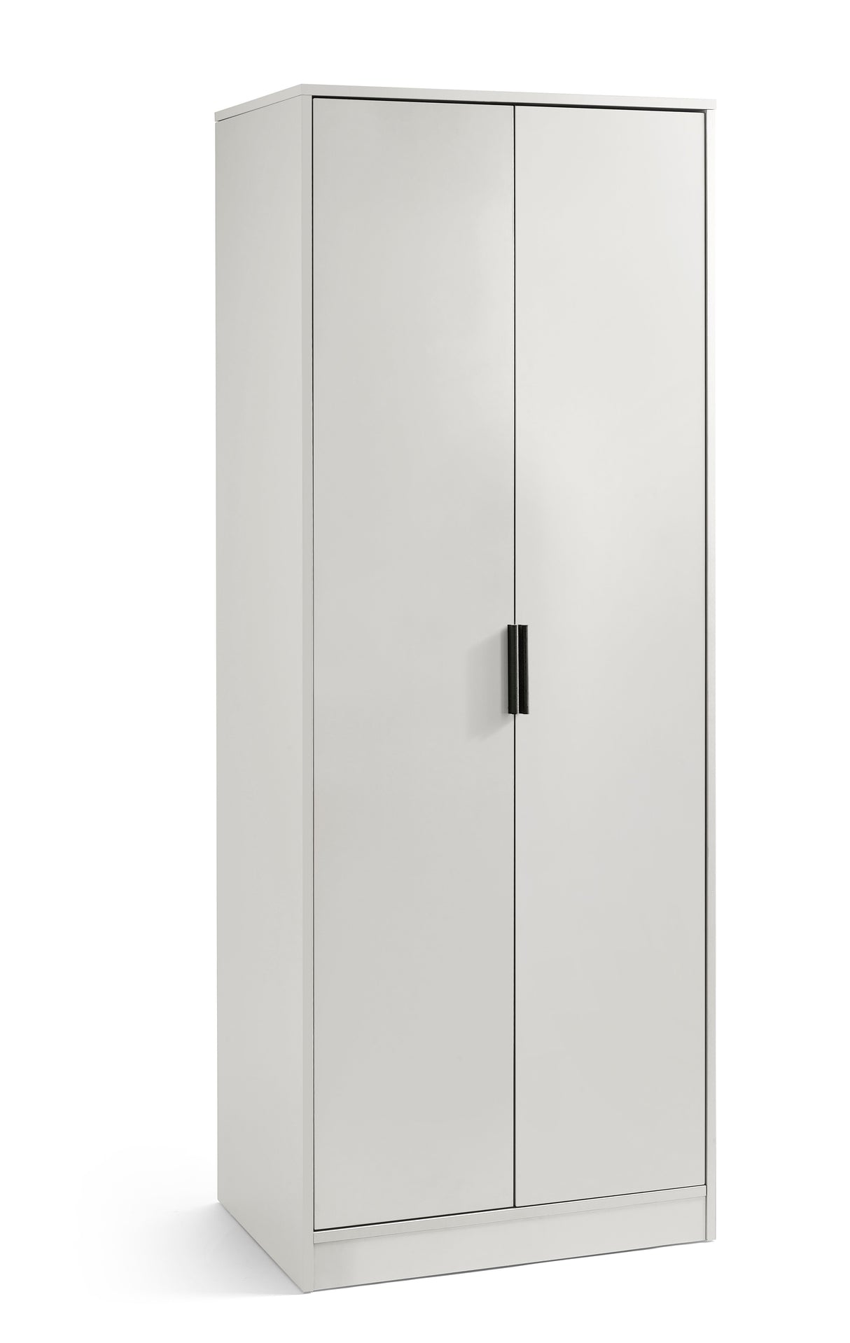 Julian Bowen Wardrobes Alba 2 Door Wardrobe - Silk Grey