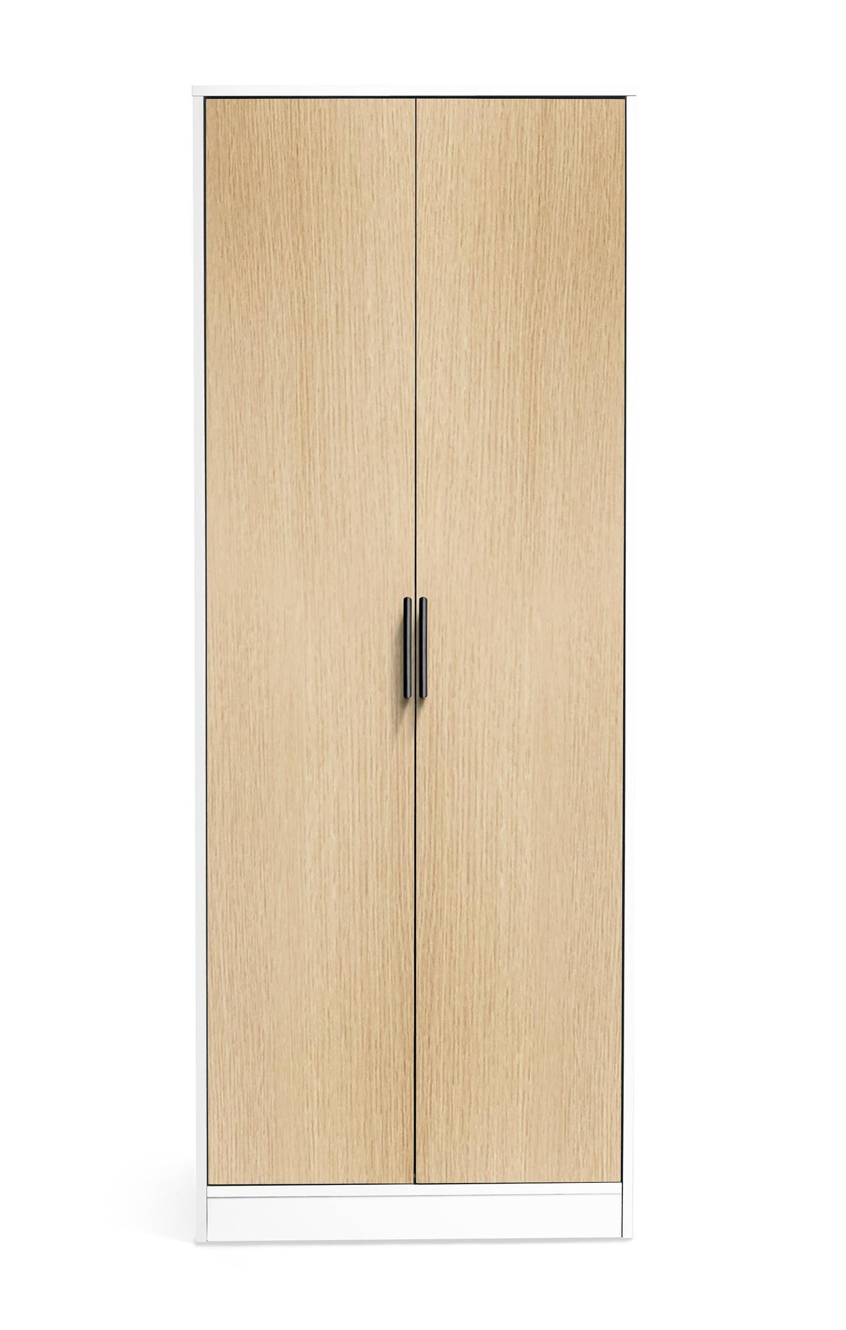 Julian Bowen Wardrobes Alba 2 Door Wardrobe - White/Oak