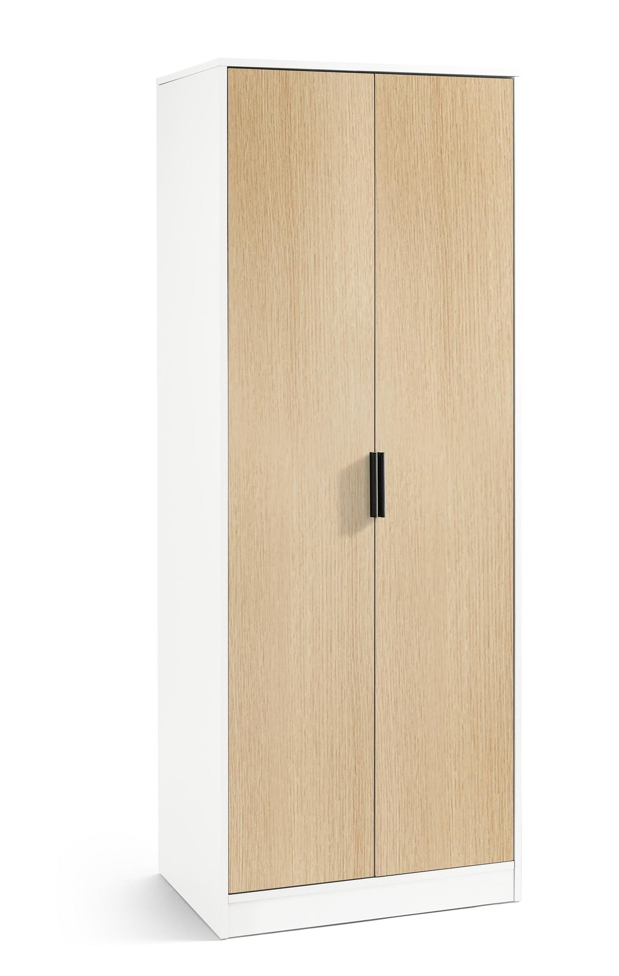 Julian Bowen Wardrobes Alba 2 Door Wardrobe - White/Oak