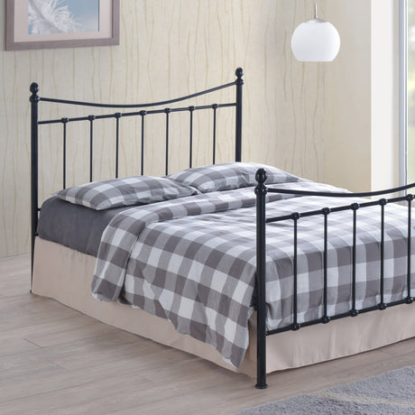 Time Living Bed Frame Small Double 120cm / Black Alderley Metal Bed Frame