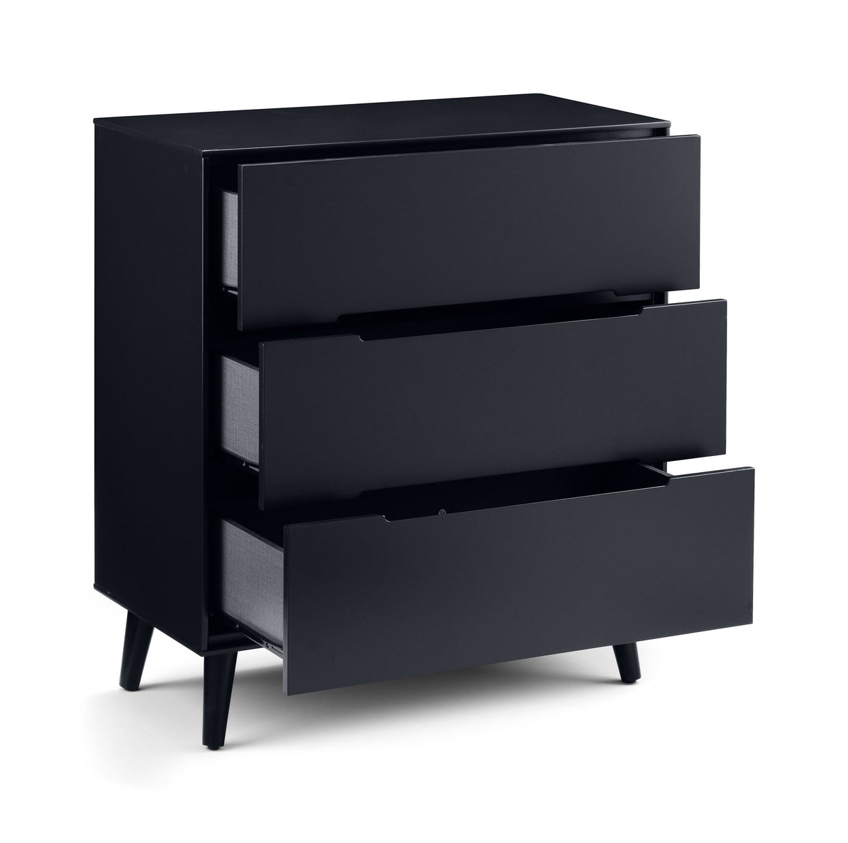 Julian Bowen Chests Alicia 3 Drawer Chest - Anthracite
