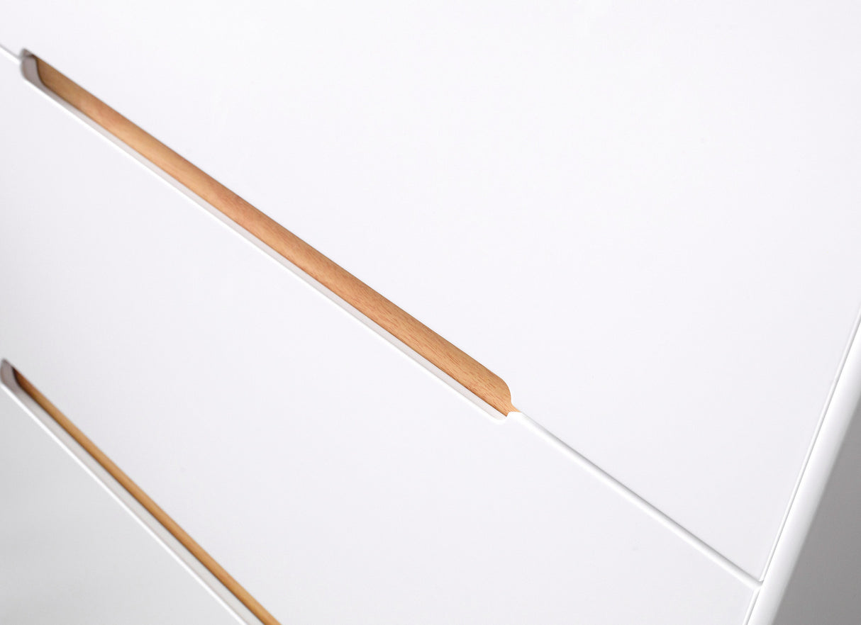 Julian Bowen Chests Alicia 5 Drawer Chest - White