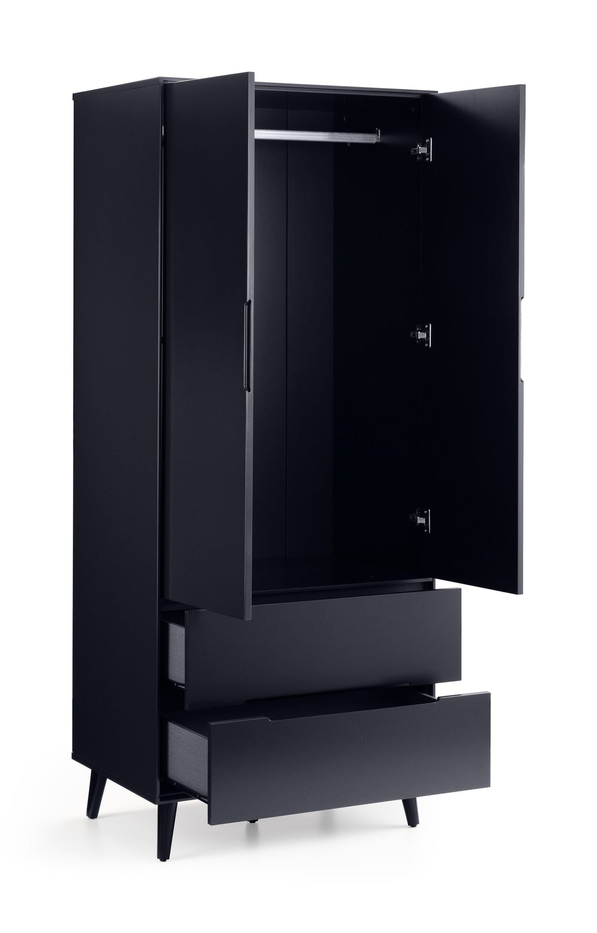 Julian Bowen Wardrobes Alicia Combination Wardrobe - Anthracite