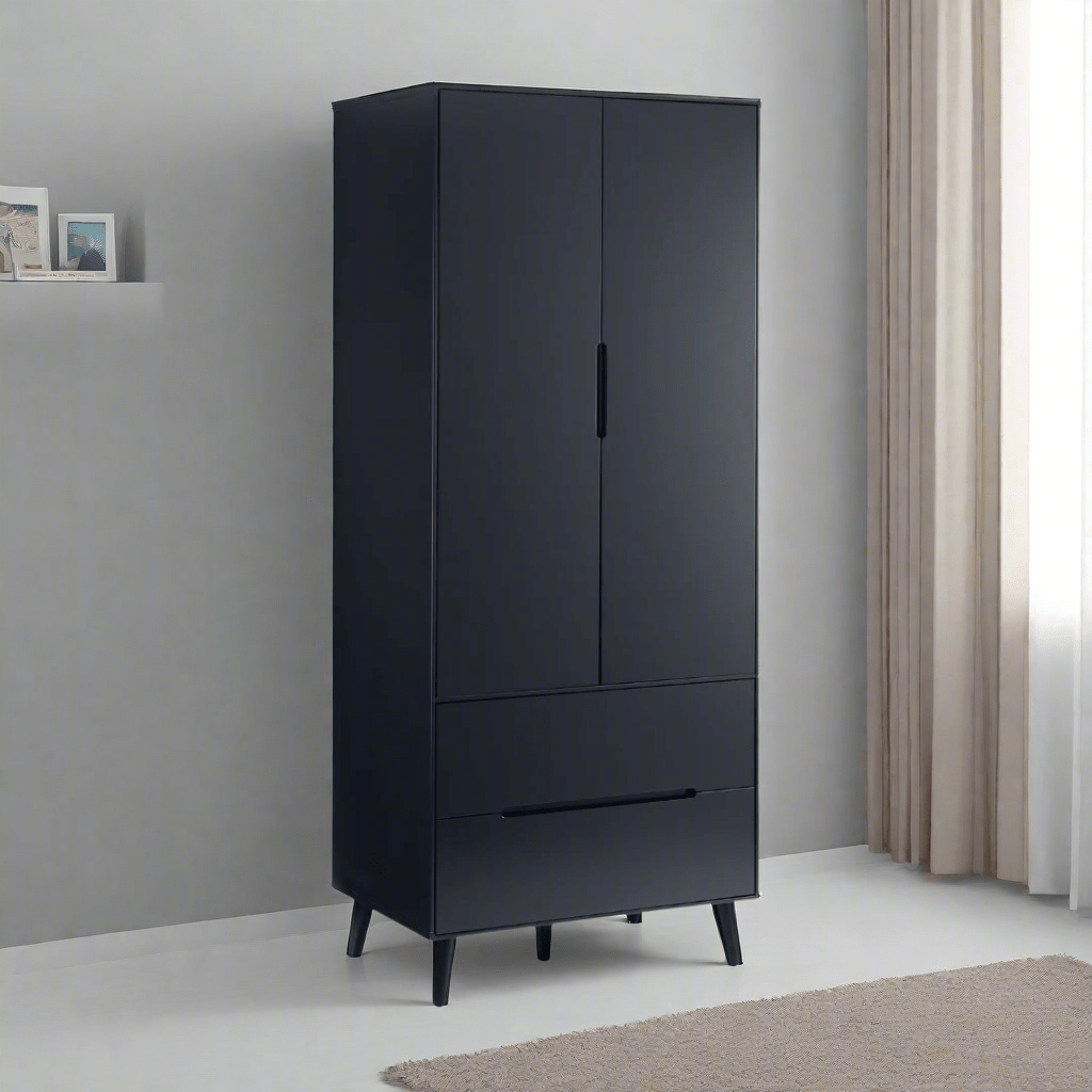 Julian Bowen Wardrobes Alicia Combination Wardrobe - Anthracite