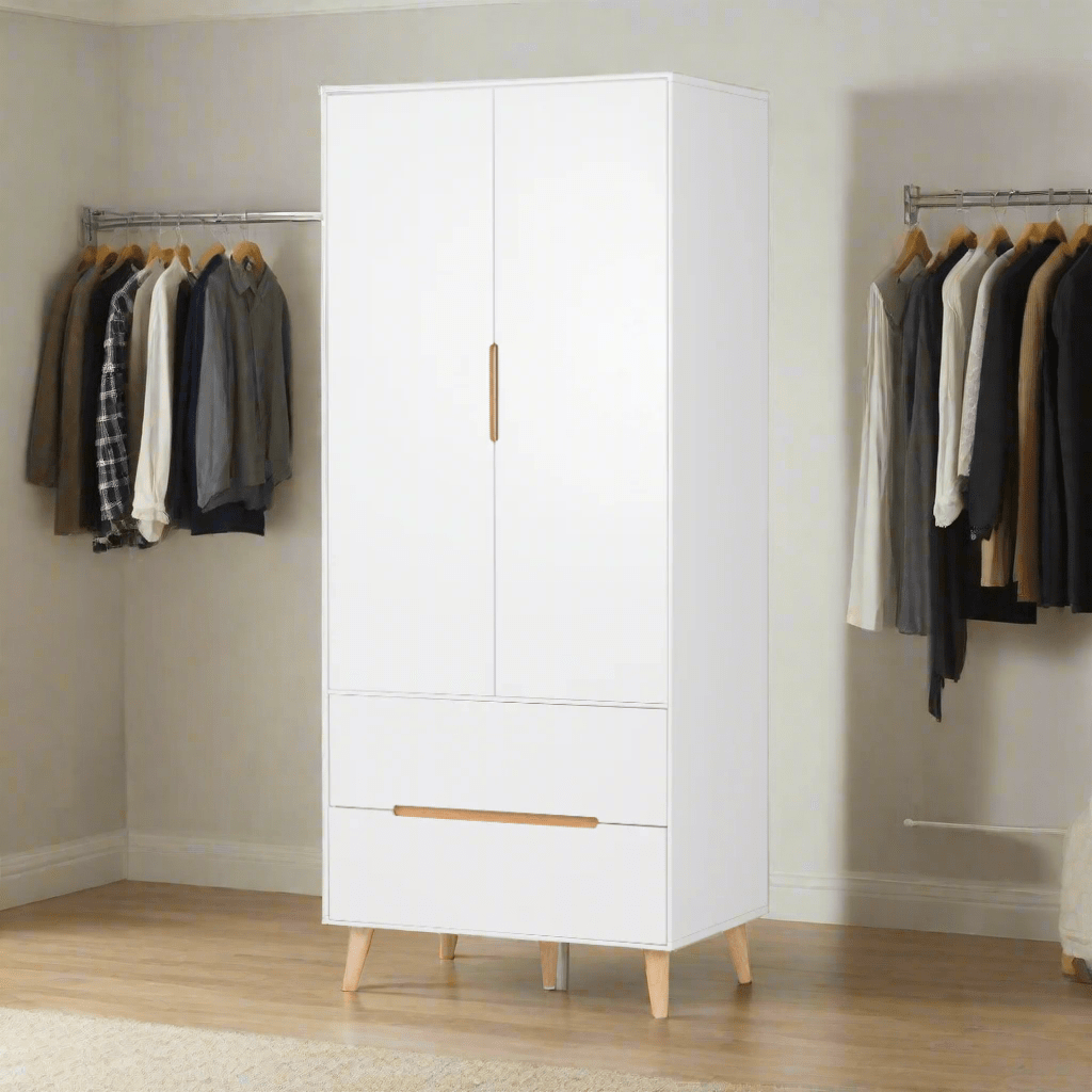 Julian Bowen Wardrobes Alicia Combination Wardrobe - White