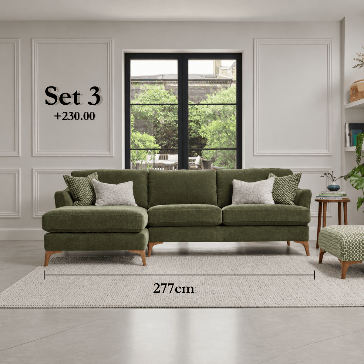 Ashwood Designs Sofa Ashwood Hansson Corner Chaise Sofa in Left Hand Facing