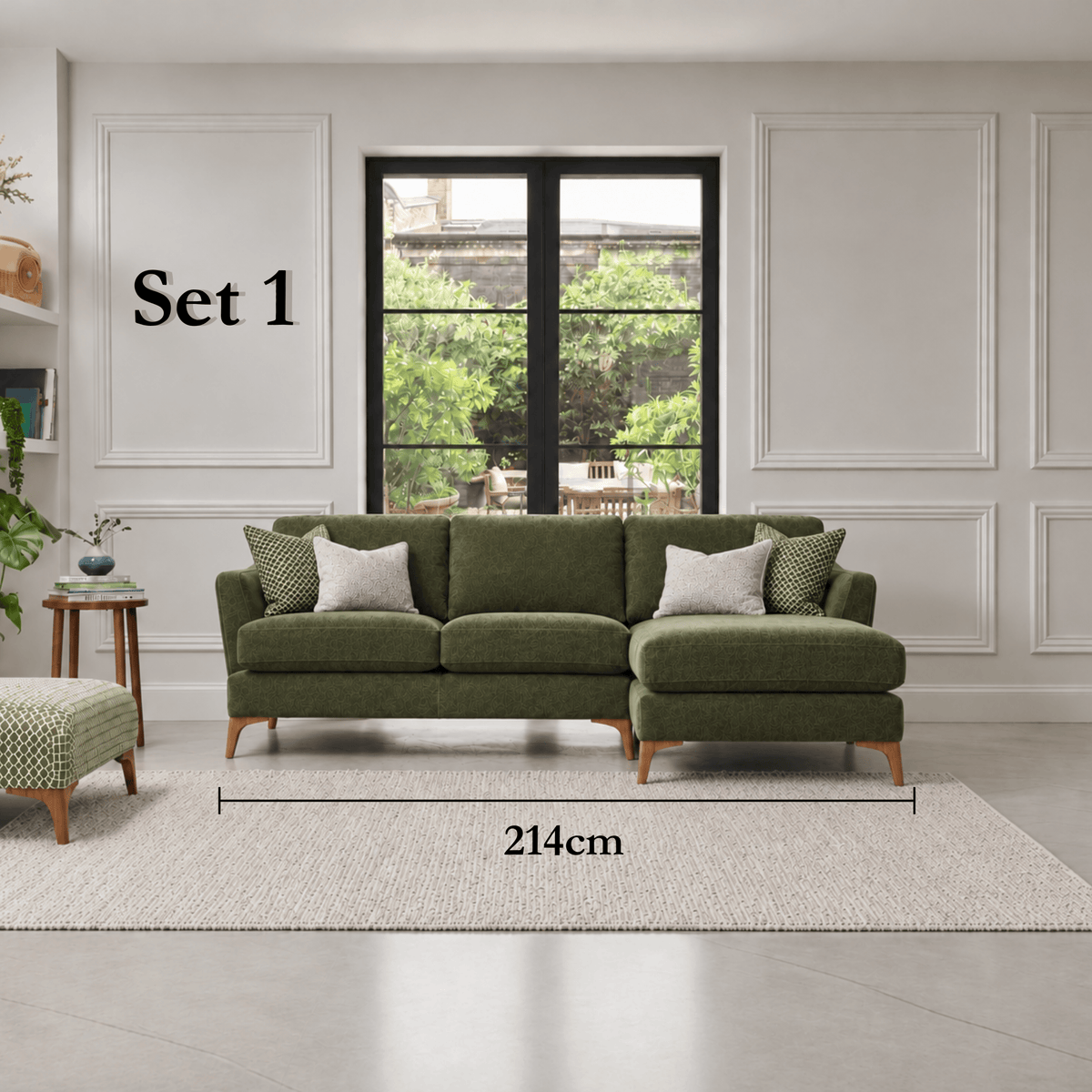 Ashwood Designs Sofa Ashwood Hansson Corner Chaise Sofa in Right Hand Facing