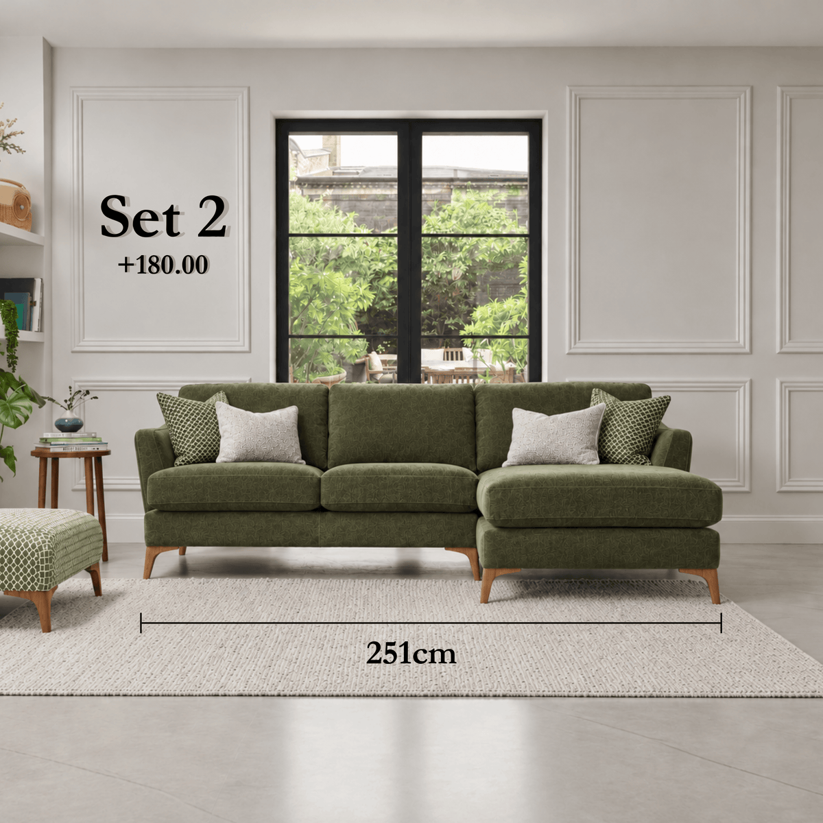 Ashwood Designs Sofa Ashwood Hansson Corner Chaise Sofa in Right Hand Facing