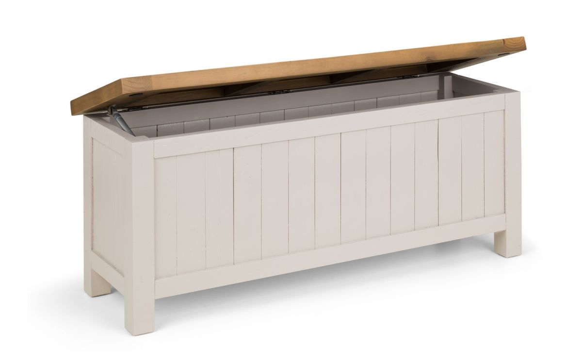 Julian Bowen Benches Aspen Storage Bench - Grey Wash