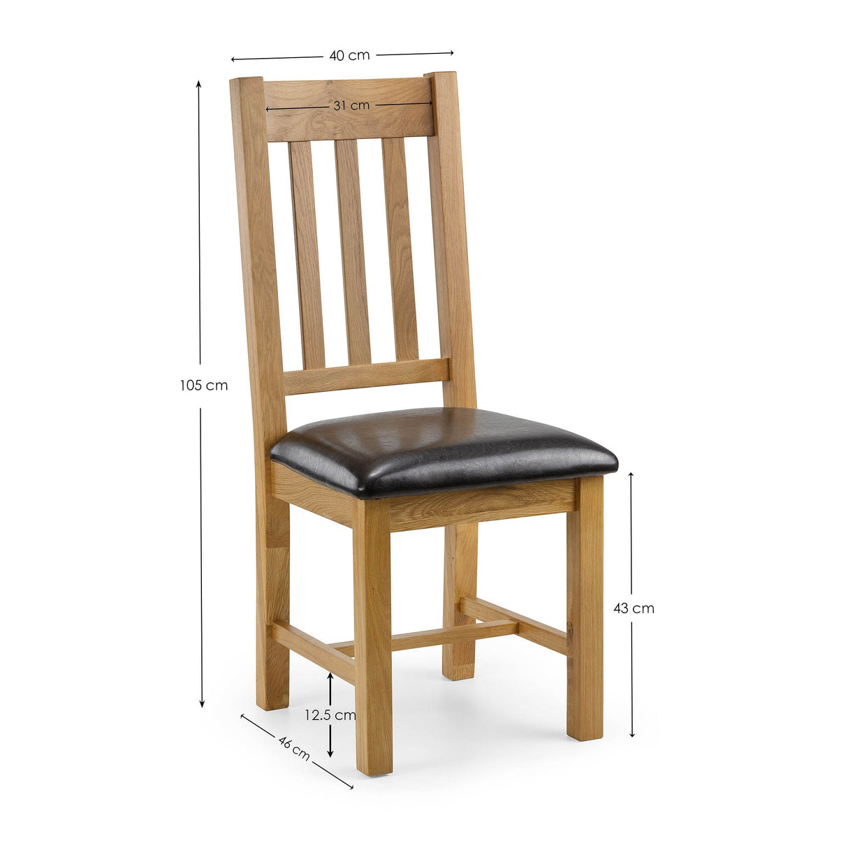 Julian Bowen Dining Chairs Astoria Dining Chairs - Sold in pairs