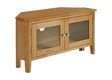 Global Home Furniture TV Media Stand Bath Oak Corner Media Stand