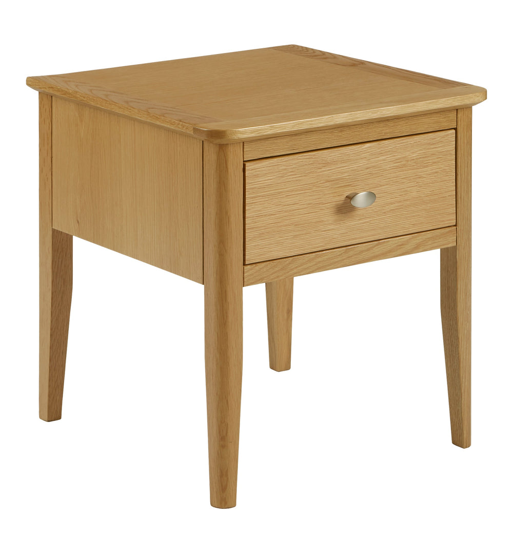 Global Home Furniture Lamp Table Bath Oak Lamp Table