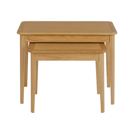 Global Home Furniture Nest of Tables Bath Oak Nest of Tables