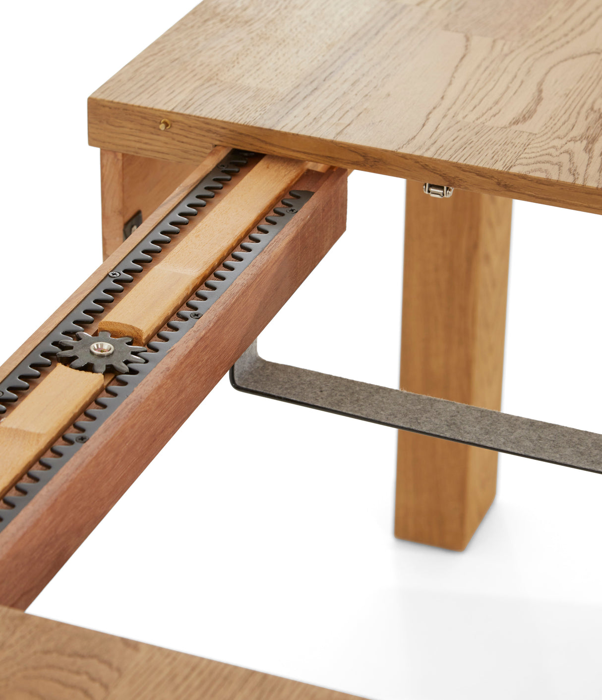 Corndell Dining Table Set Bergen Dining Bundle - 4 Brown Pu Chairs, 1 Dining Bench and Compact Extending Table