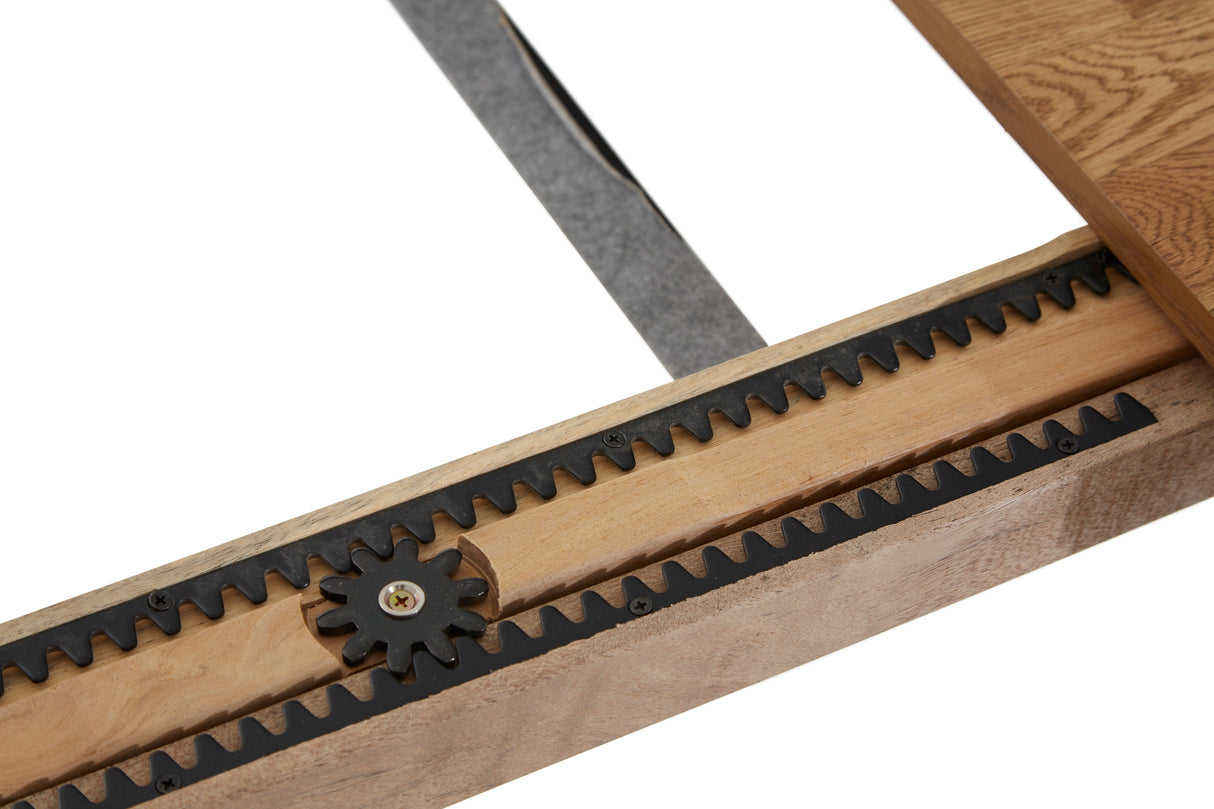 Corndell Dining Table Set Bergen Dining Bundle - 4 Brown Pu Chairs, 1 Dining Bench and Compact Extending Table