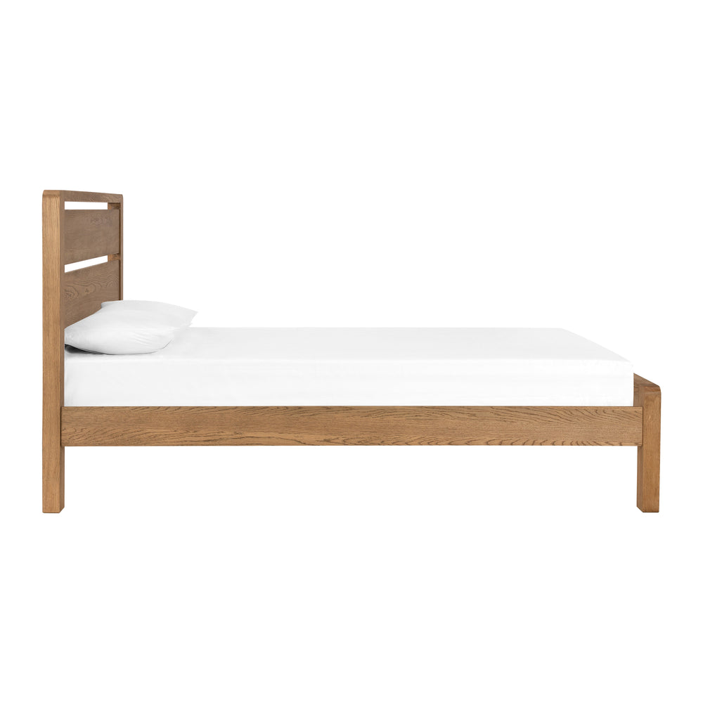 Corndell Bergen Oak King Size Bed Bundle