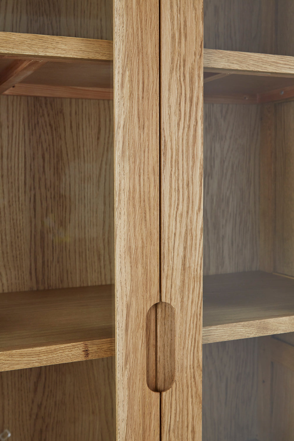 Corndell Storage Cupboard Bergen Oak Large Sideboard and Display Cabinet Bundle