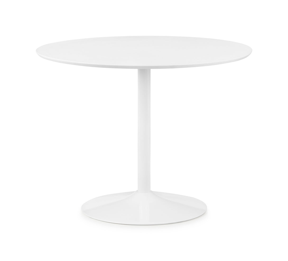 Julian Bowen Dining Tables Blanco Round White Pedestal Table