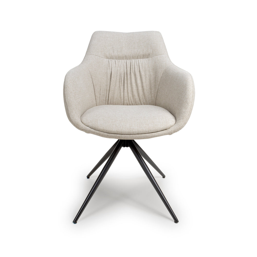 Furniture Link Dining Bench Boden Easy Clean Fabric Carver Chair (Sold in Pairs)