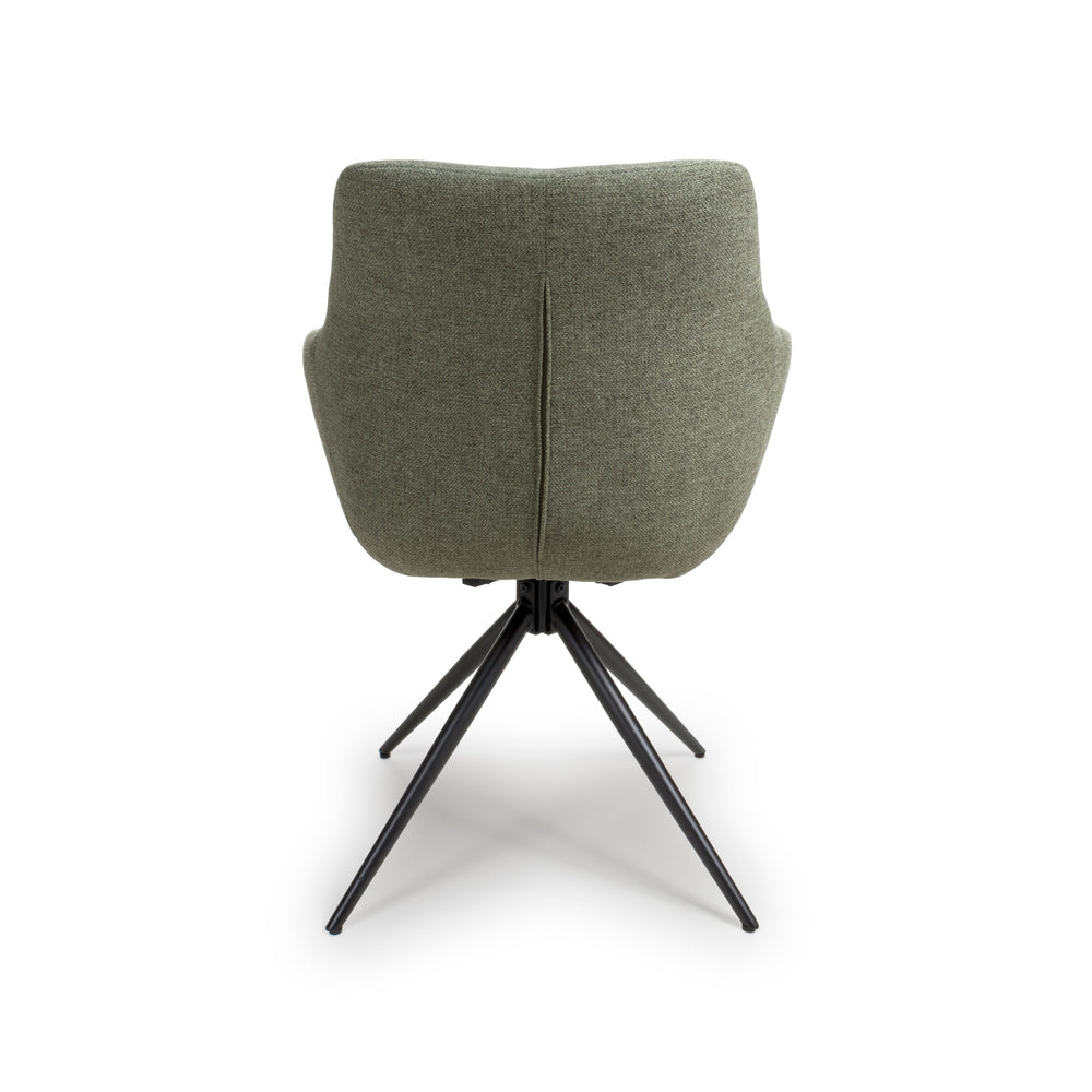 Furniture Link Dining Bench Boden Easy Clean Fabric Carver Chair (Sold in Pairs)