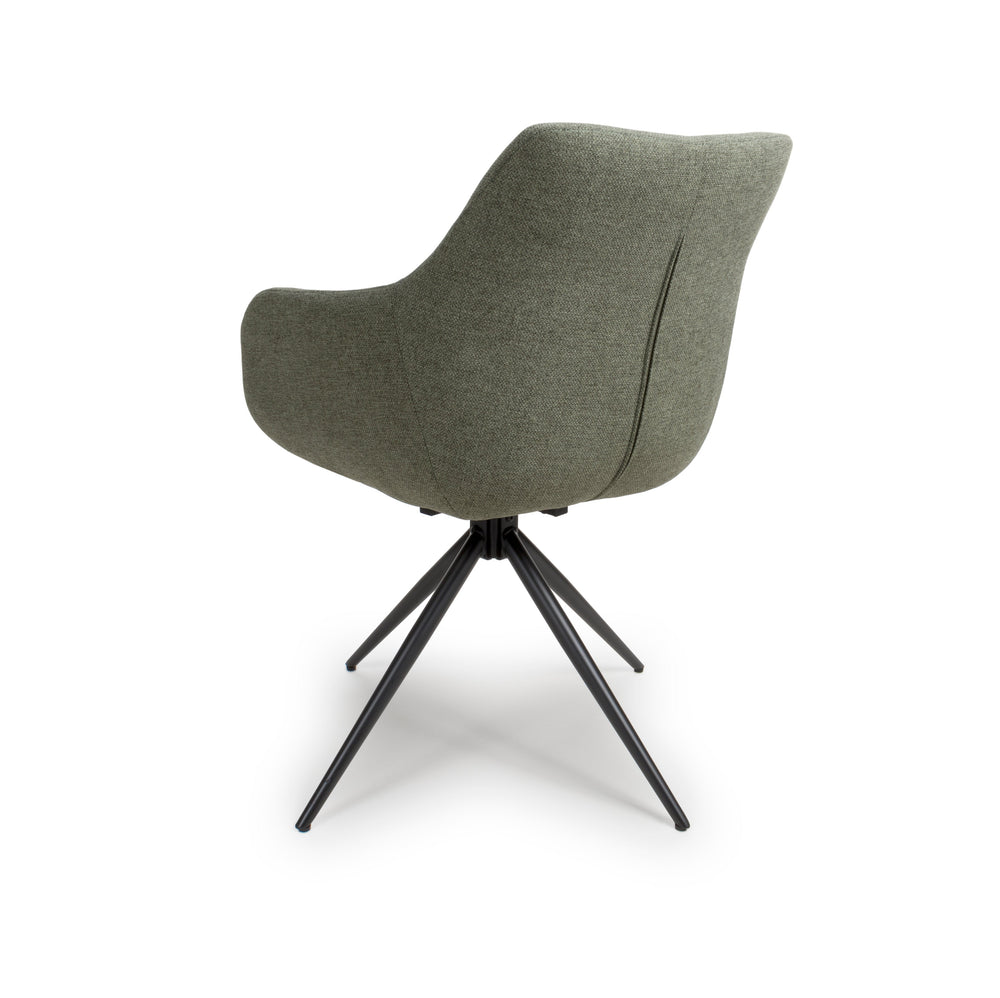 Furniture Link Dining Bench Boden Easy Clean Fabric Carver Chair (Sold in Pairs)