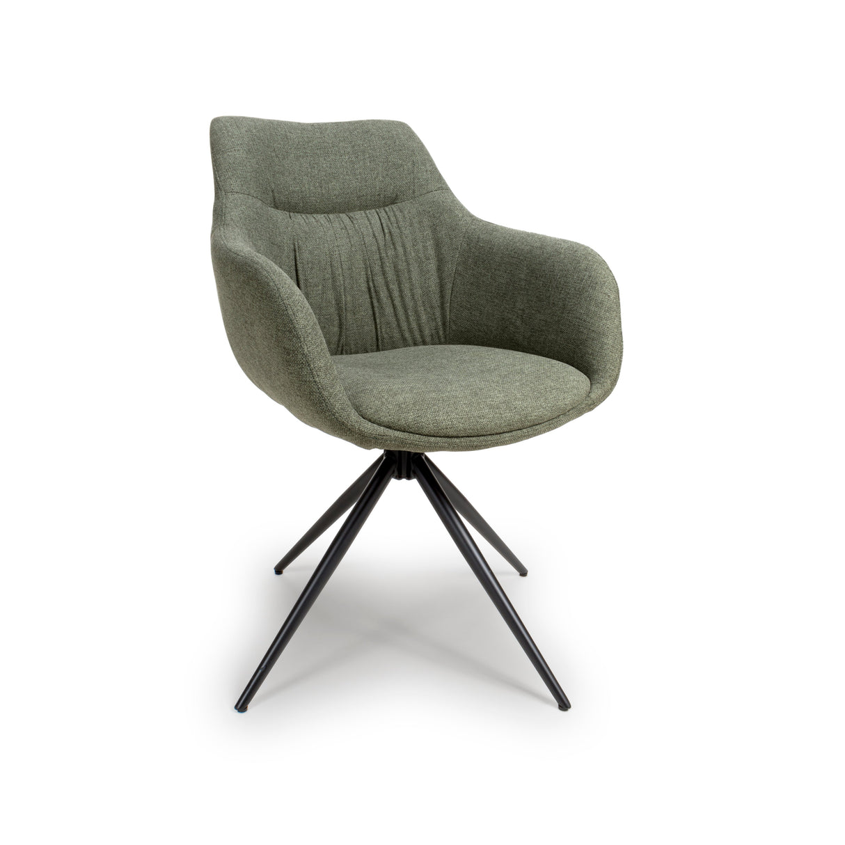 Furniture Link Dining Bench Sage / 2 Chairs Boden Easy Clean Fabric Carver Chair (Sold in Pairs)