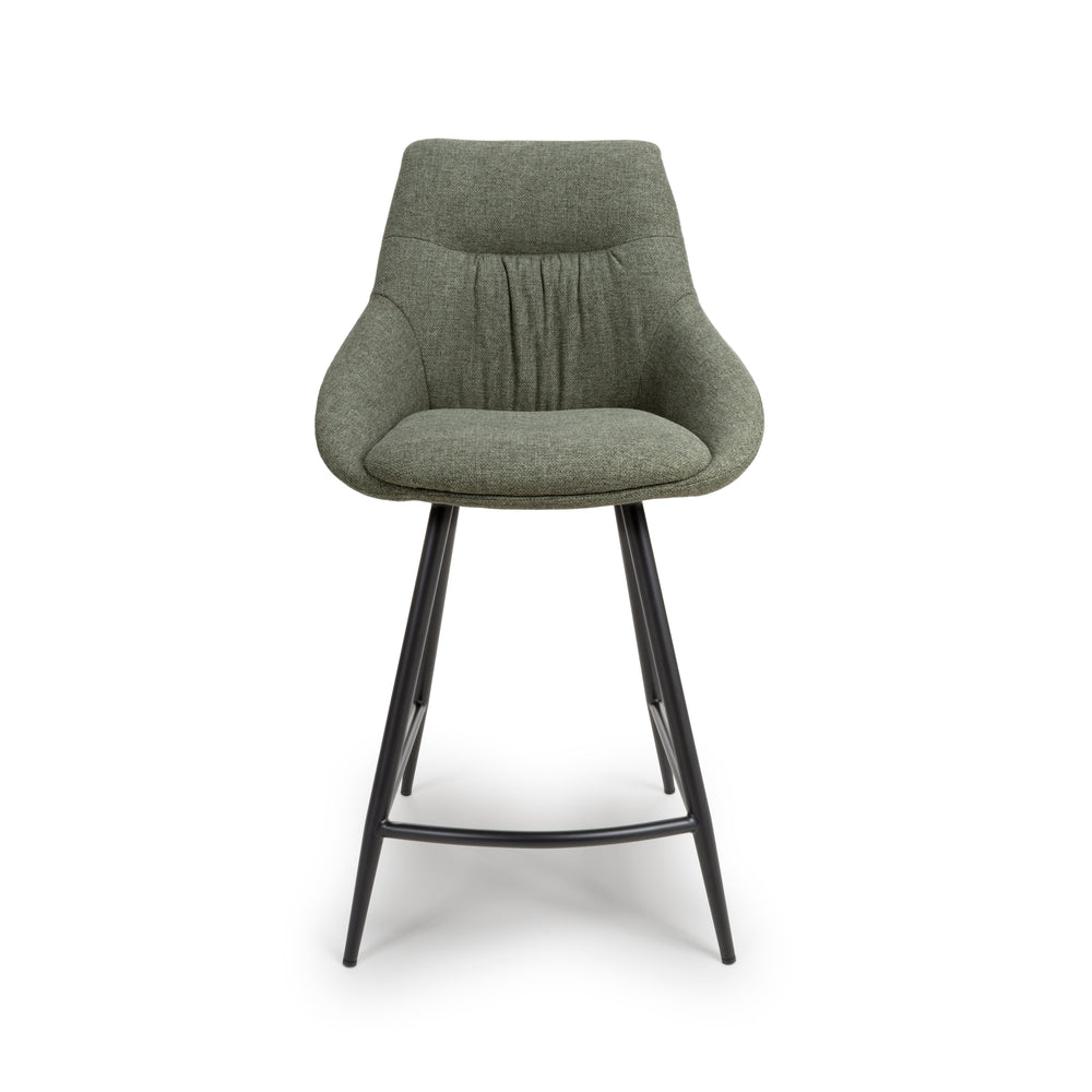 Furniture Link Dining Bench Boden Easy Clean Fabric Counter Chair (Sold in Pairs)