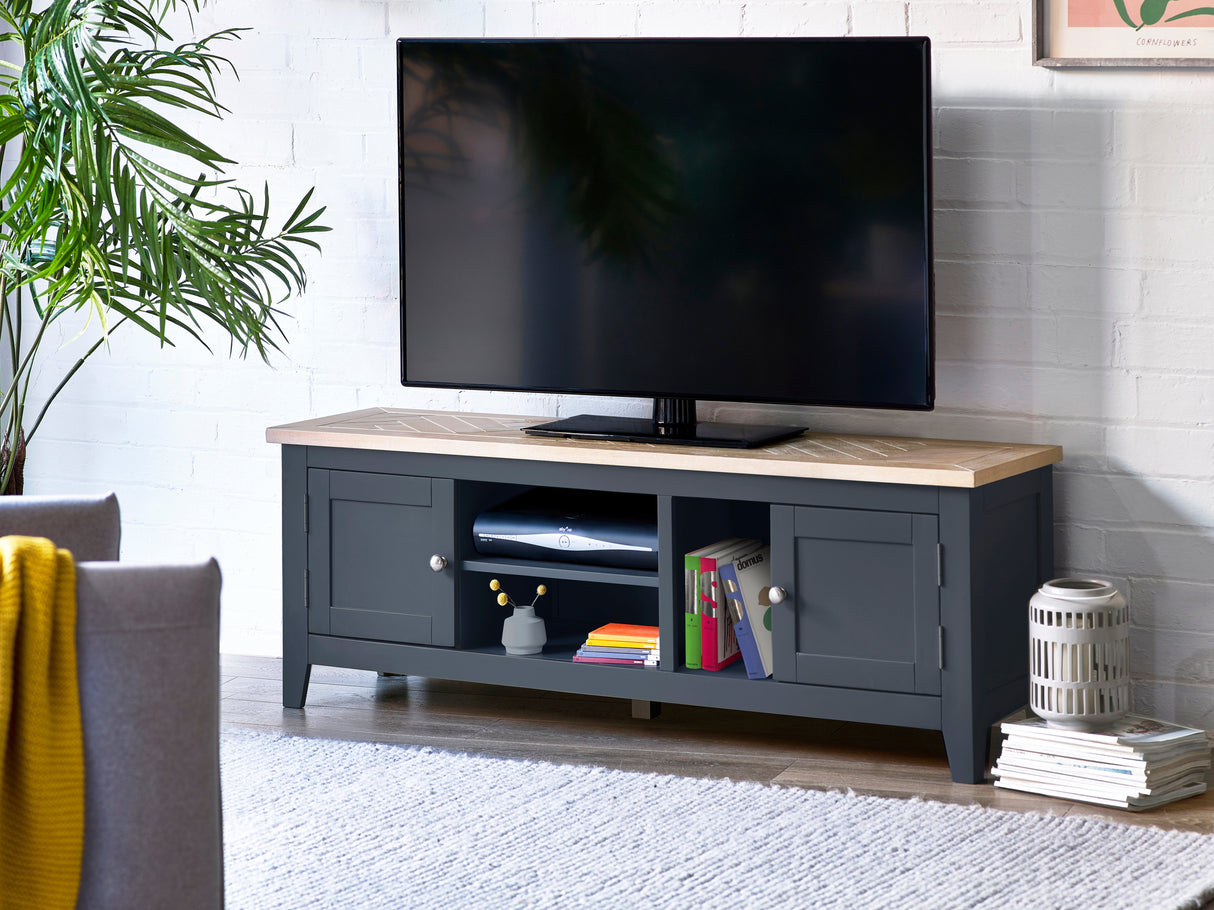 Julian Bowen TV Units Bordeaux Tv Unit Dark Grey