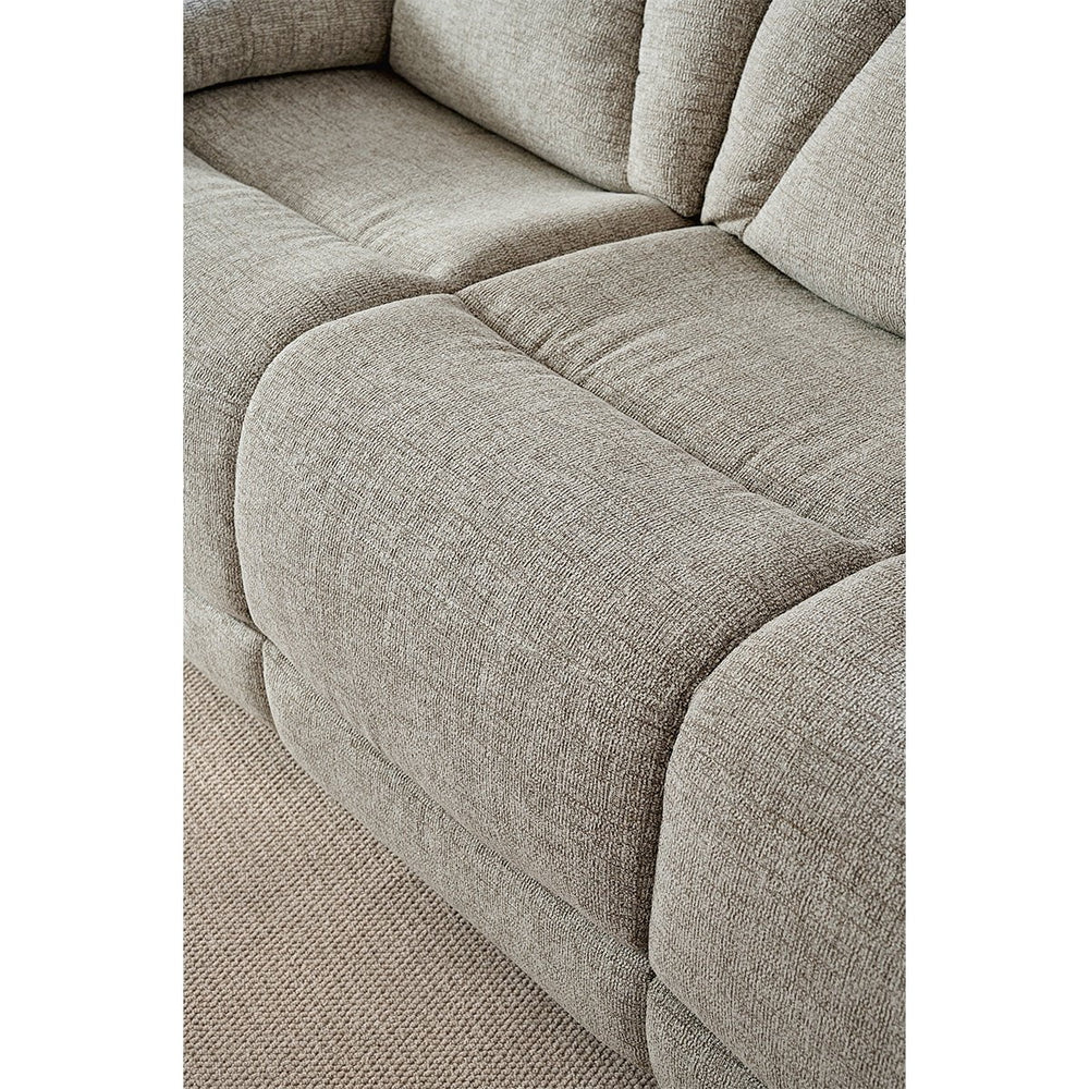 Lebus Sofa Suite Boston Reclining Sofa and Chair in Beige