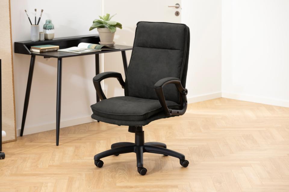 Acton Office Chair Brad Anthracite Swivel Desk Chair