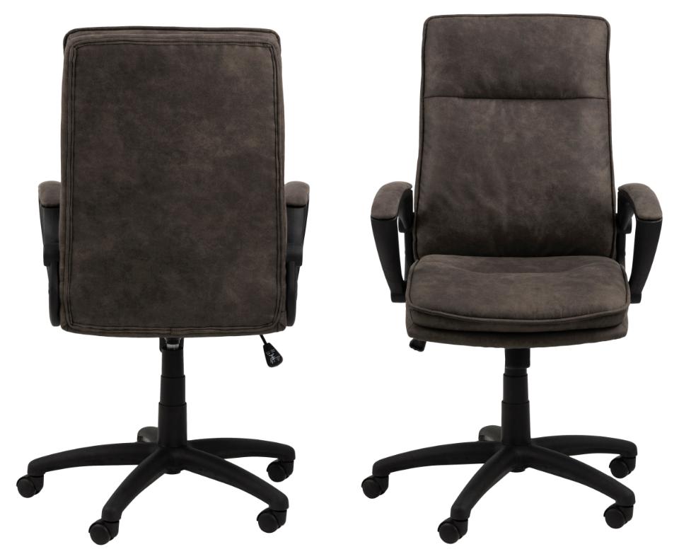 Acton Office Chair Brad Anthracite Swivel Desk Chair
