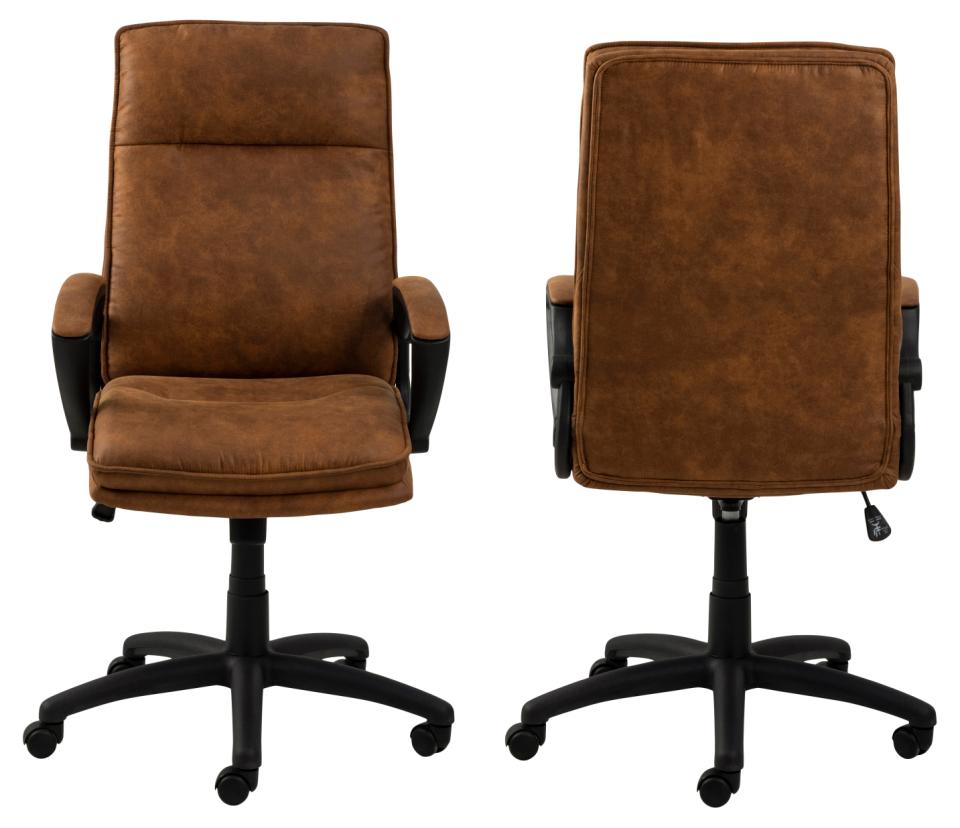 Acton Office Chair Brad Camel Swivel Desk Chair