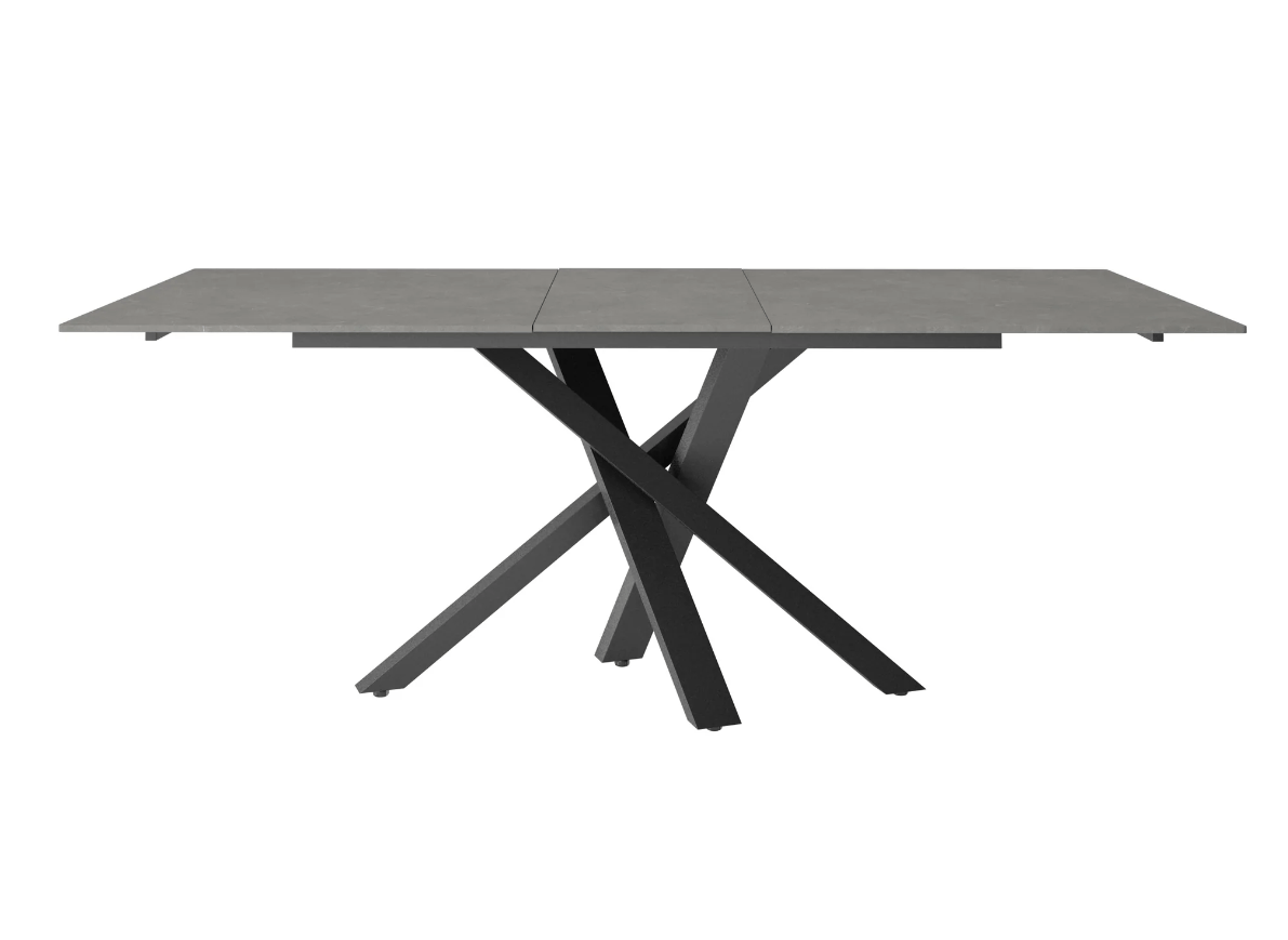 Torelli Dining Table DefaultTitle Brando Matt Ceramic Auto-Rise Extending Dining Table Grey 160 to 200cm