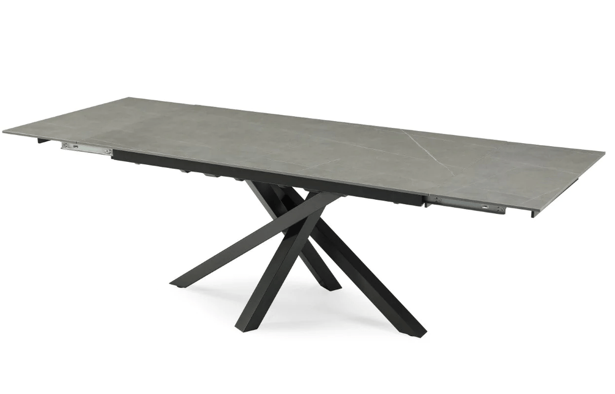 Torelli Dining Table DefaultTitle Brando Matt Ceramic Auto-Rise Extending Dining Table Grey 160 to 200cm