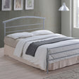 Time Living Bed Frame Brennington Silver Metal Bed Frame