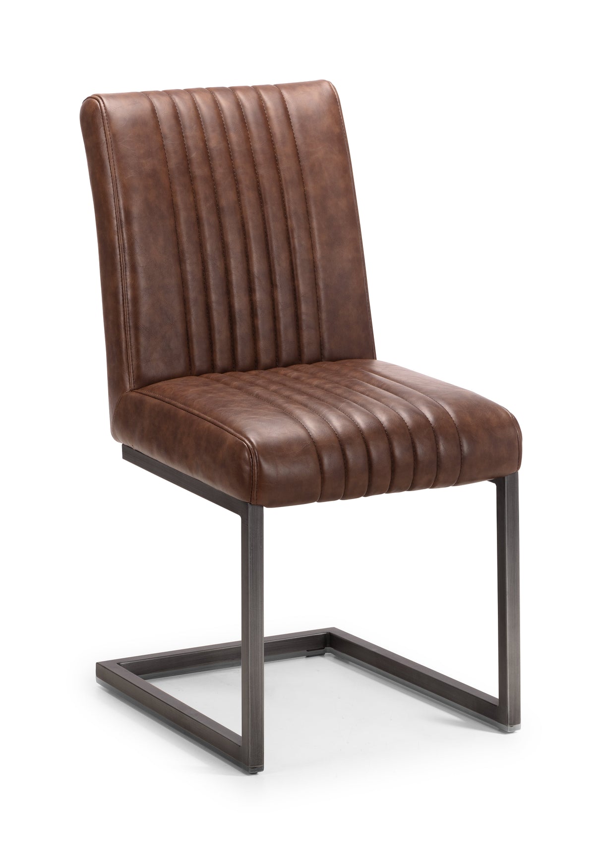 Julian Bowen Dining Chairs Brooklyn Chairs - Brown - Sold in pairs