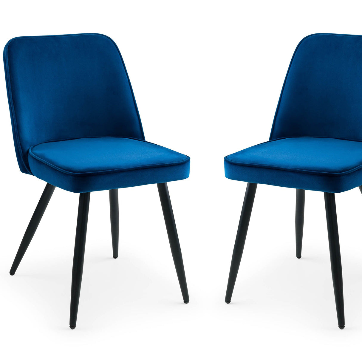 Julian Bowen Dining Chairs Burgess Dining Chairs - Blue - Sold in pairs